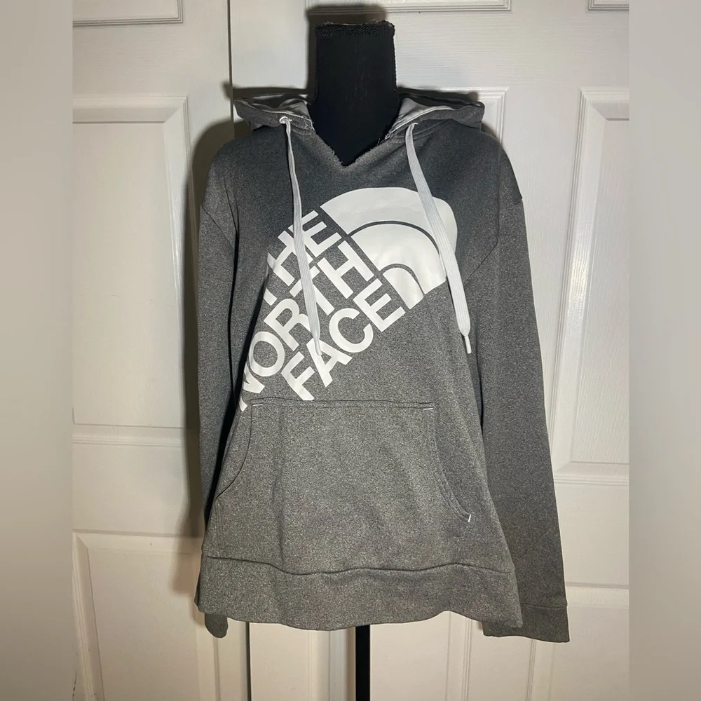 The North Face Men’s Gray Logo Pullover Hoodie Size Men’s Large